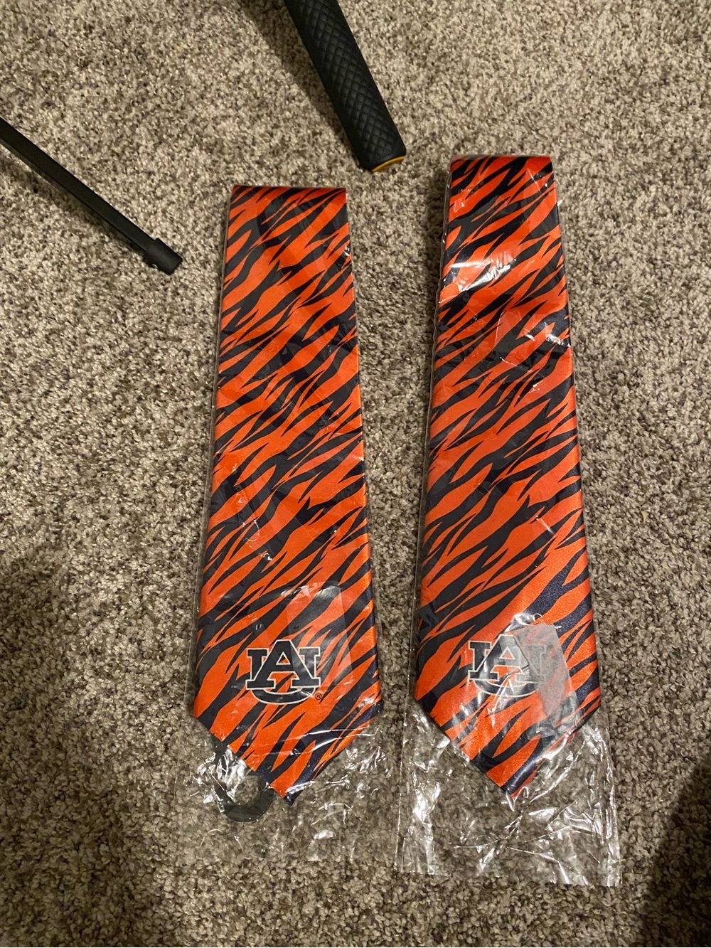 Auburn Tigers Orange & Navy Striped Tie - Men's Accessories NWT
